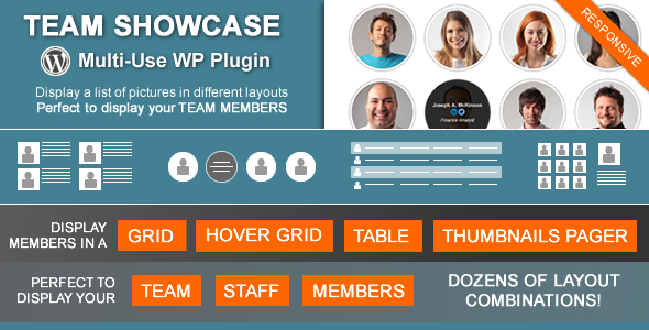 Team Showcase – Codecanyon WordPress Plugin