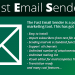Newsletter: Fast Email Sender