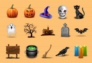15 иконок Хэллоуин