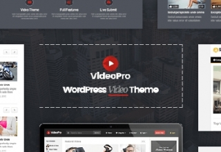 видео тема на wordpress VideoPro ver 1.3